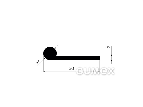 GUMMIPROFILE P-FORM - EPDM